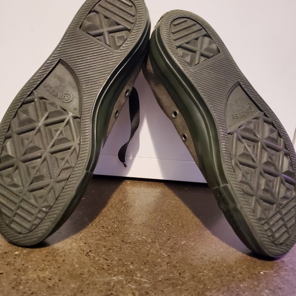 Rare all green suede Converse All Star - Picture 3 of 3